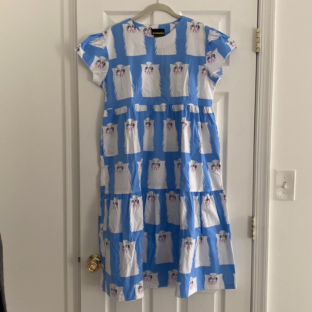 NWT Nooworks Grumpy Cats Frida Dress Medium